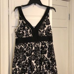 Black and white dress